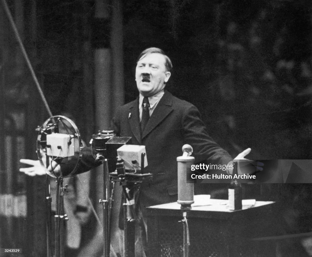 Hitler Speechifying