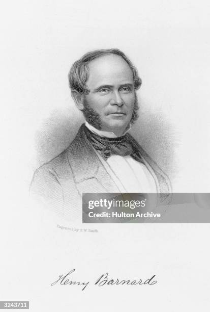 Henry Barnard . American educator, Chancellor, Univ. Of Wisconsin, 1858-60; Pres. Of St John's College, Annapolis, MD, 1866-67; 1st US commissioner...