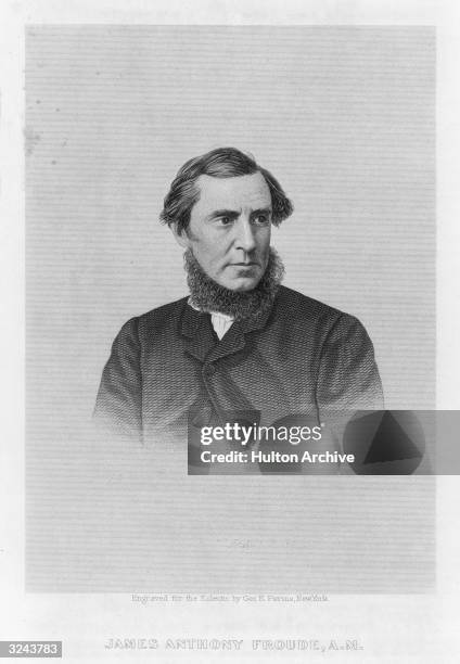 English historian, James Anthony Froude , literary executor and biographer of Thomas Carlyle, professor of modern history at Oxford University,1892 -...