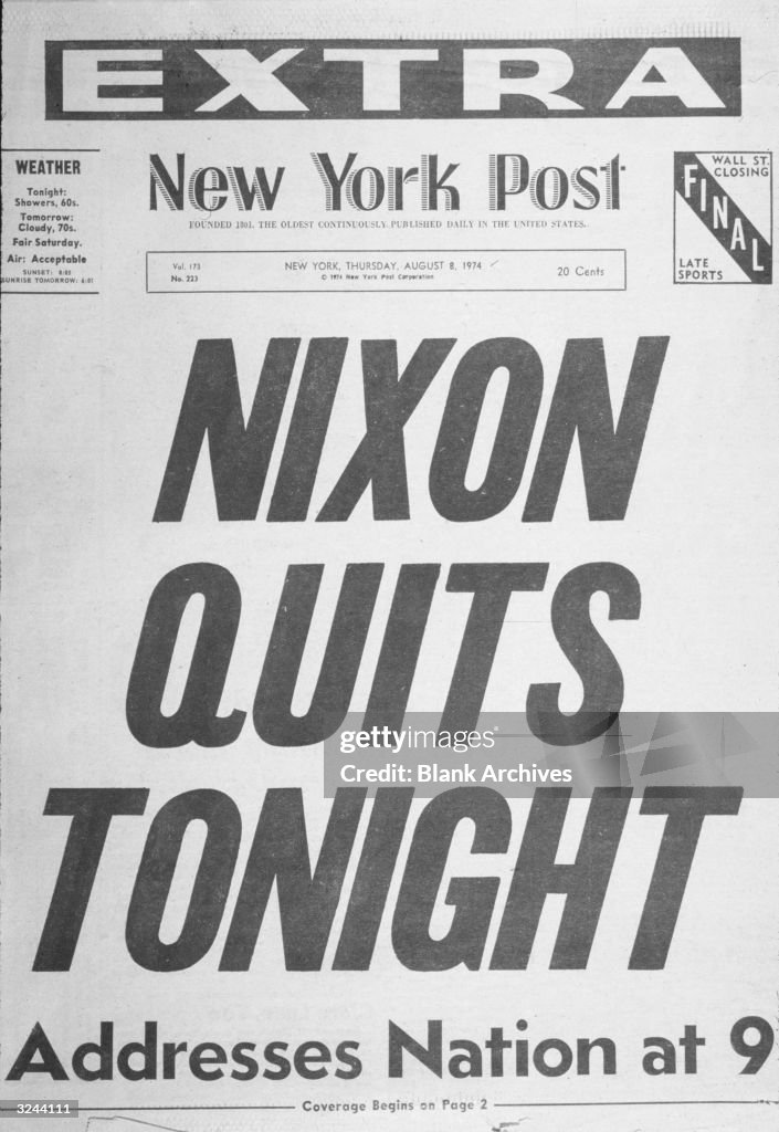 Nixon Quits