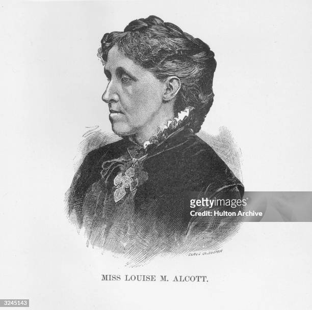 American novelist Louisa May Alcott . Nurse in Union hospital at Georgetown during the Civil War. Author of 'Little Women,' 1868; 'An Old Fashioned...