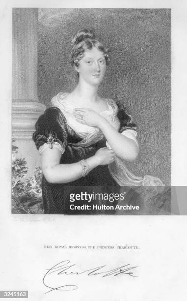 Princess Charlotte Augusta , only daughter of William IV of England and Queen Caroline. She married the future King Leopold I of Belgium in 1816.