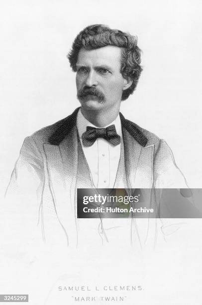 American author Samuel Langhorne Clemens, who wrote under the name Mark Twain . He wrote 'The Adventures of Tom Sawyer,' 1876, 'The Adventures of...