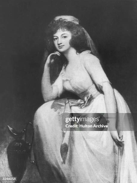 18th century stage actress and comedienne Dorothy Jordan , the mistress of the Duke of Clarence . She bore him ten children during their...