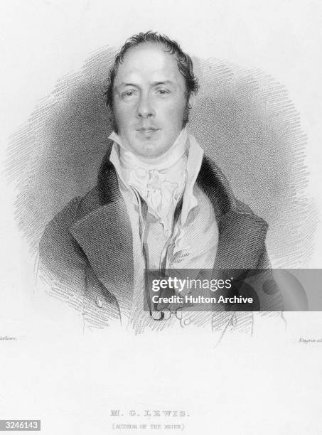 English writer Mathew Gregory Lewis , wrote 'Ambrogio, or the Monk,' 1796, and musical play 'The Castle Spectre' for the Drury Lane Theatre in London...