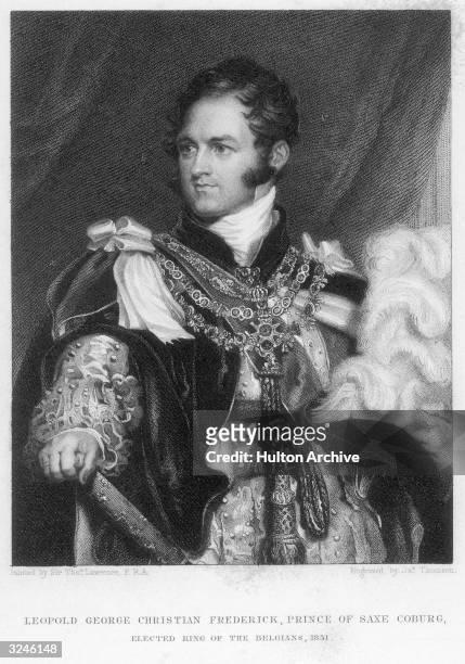Leopold I of Belgium, , elected the first king of independent Belgium from 1831-65, fought with the Russians against Napoleon I 1805-1814, including...