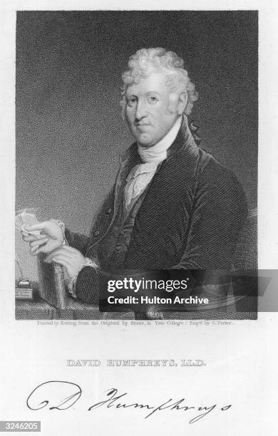 David Humphreys . American soldier, statesman, in the Continental Army elected by Congress to negotiate treaties with foreign powers, 1784-86,...