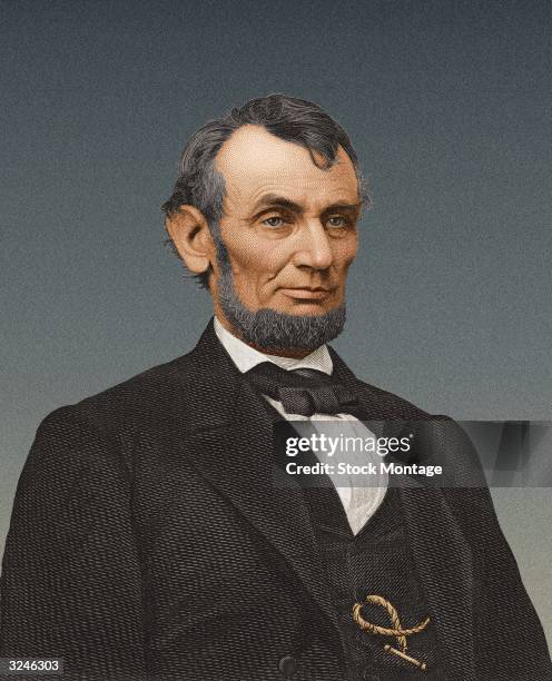 Abraham Lincoln , sixteenth president of the United States of America.