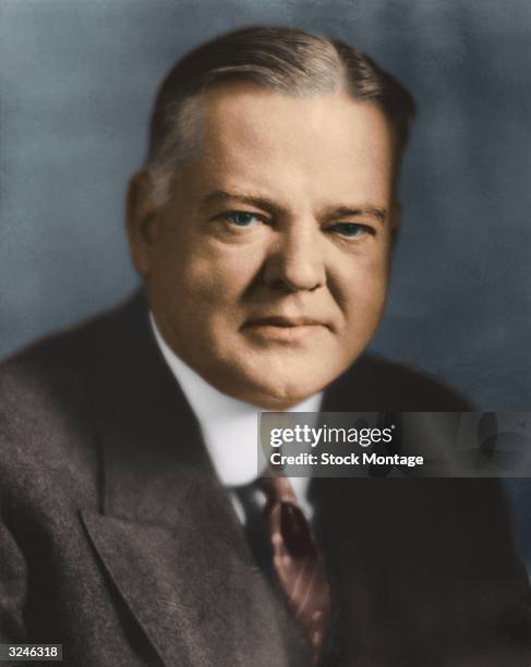 Herbert Hoover , thirty-first president of the United States of America.