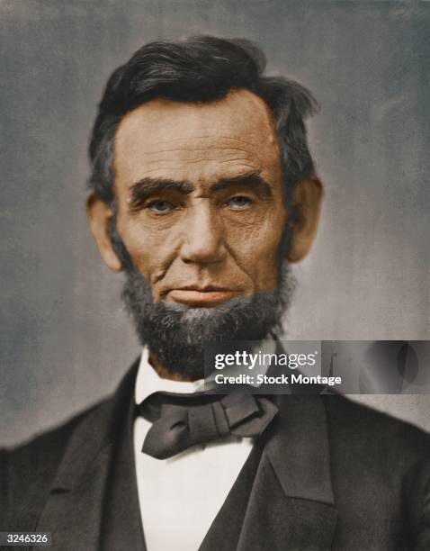 Abraham Lincoln , sixteenth president of the United States of America.