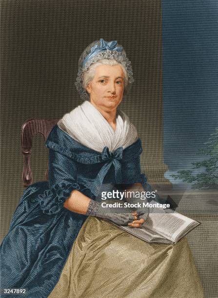 Martha Washington , wife of US president George Washington.