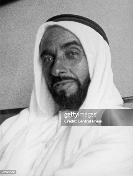 Sheikh Zayed bin Sultan al-Nahayan, ruler of Abu Dhabi.