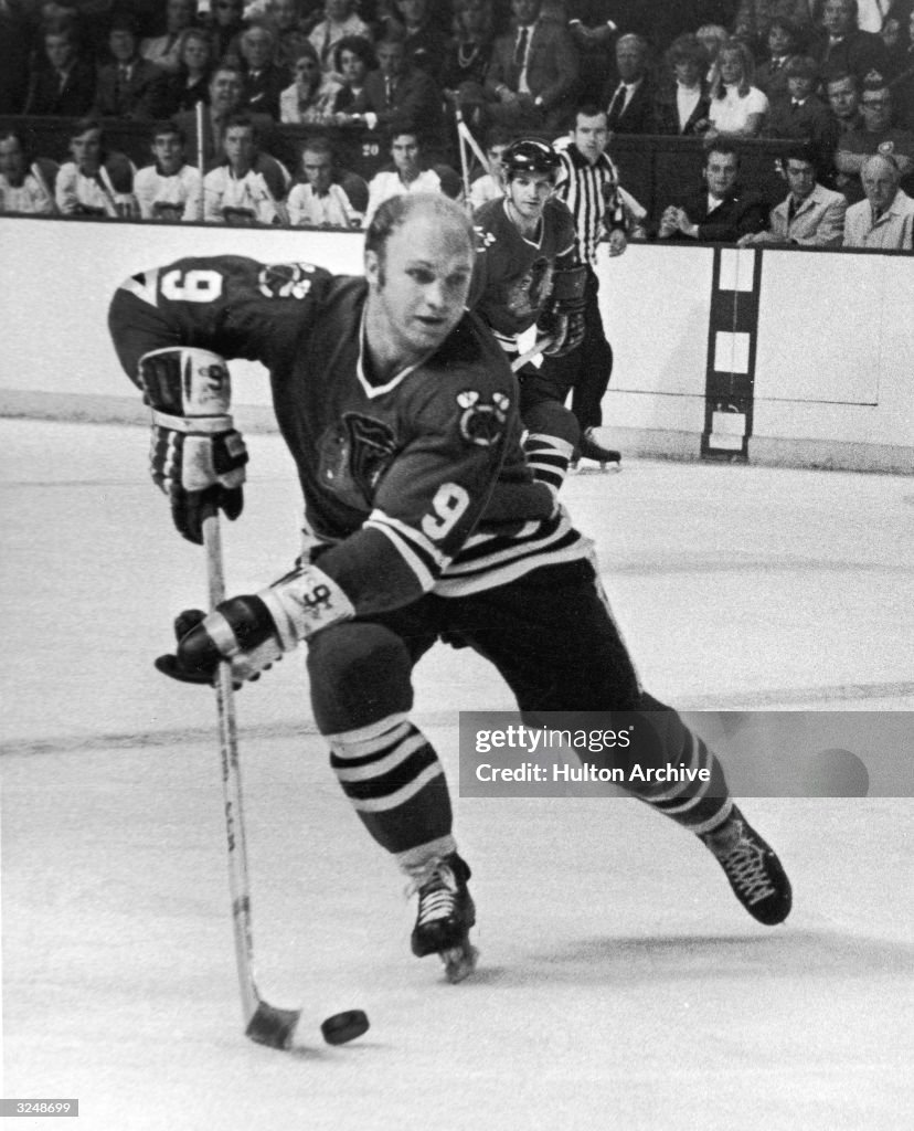 Bobby Hull with Puck