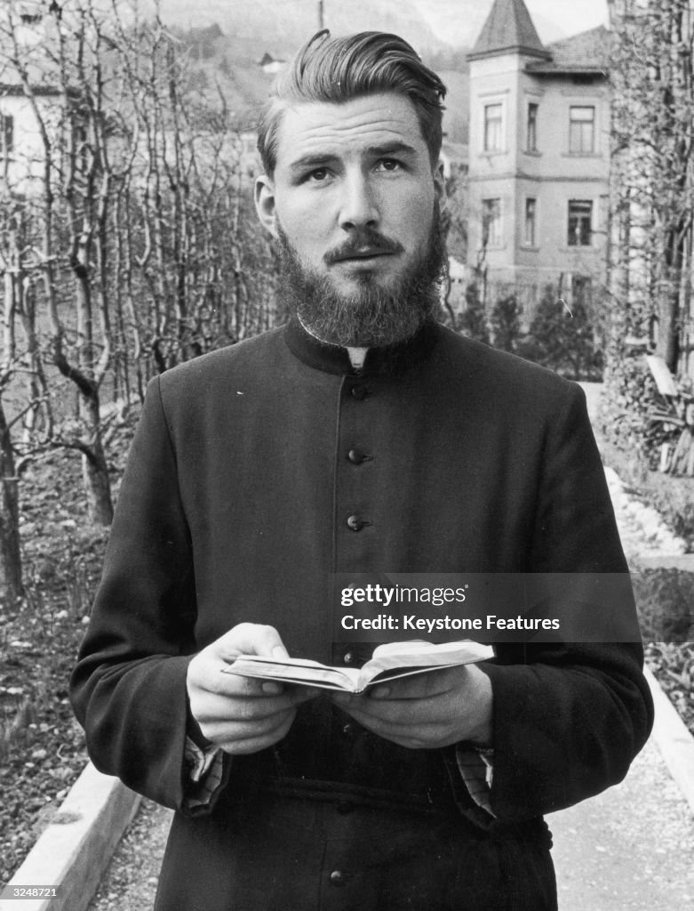 Father Martin, formerly known as Martin Bormann Jnr, at a seminary in... News Photo - Getty Images