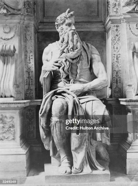 Moses Rome 122 Michelangelo Statue Of Moses Stock Photos, High-Res Pictures, and ...