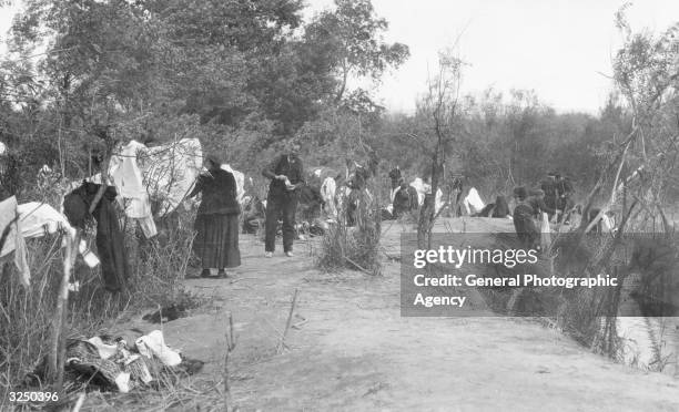 Jewish refugees from Eastern Europe en route to Palestine.