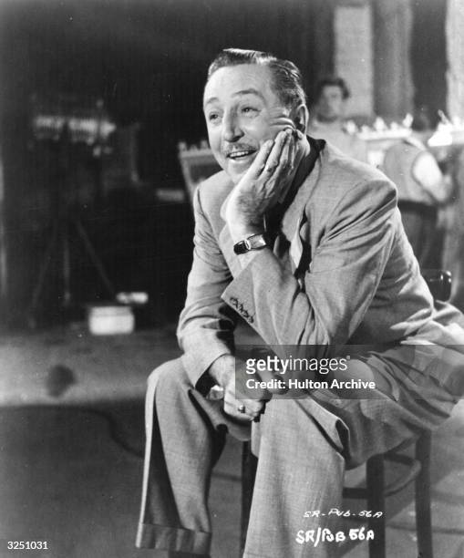 American animator and director Walt Disney , whose name is synonymous all over the world with children's cartoon films, particularly those featuring...