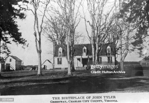 Greenway, Charles City County in Virginia, the house where John Tyler, the 10th President of the United States of America was born.