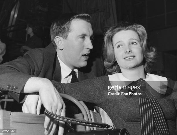 Television stars David Frost and Millicent Martin.
