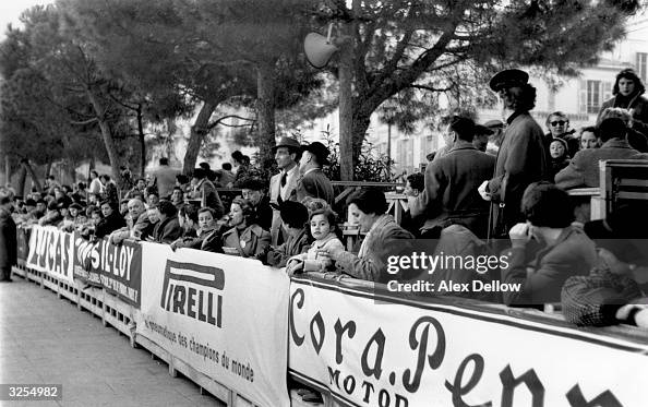Spectators at the Monte Carlo motor rally. Original Publication ...