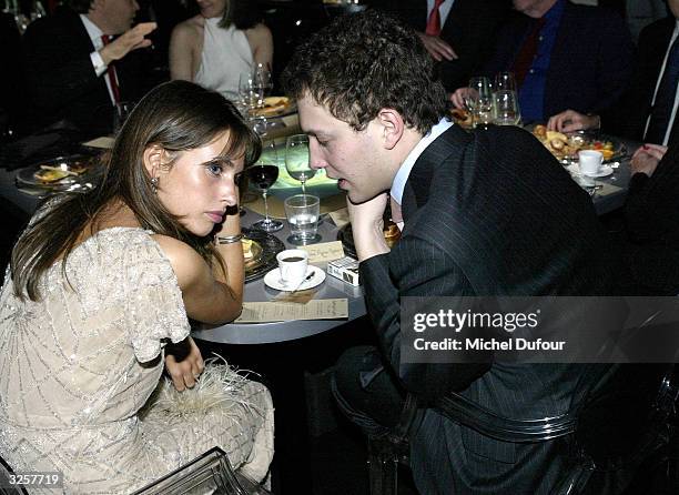 Marina Hanbury and Frederic Windsor attends the 100th anniversary of the Santos watch Cartier created for Brazilian pilot Santos-Dumont April 7, 2004...