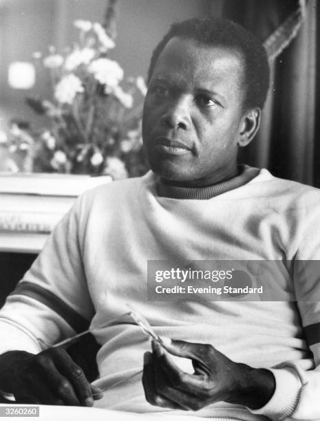 American actor Sidney Poitier.