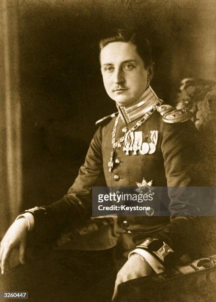 Prince August Wilhelm of Prussia , the fourth son of Kaiser Wilhelm II.