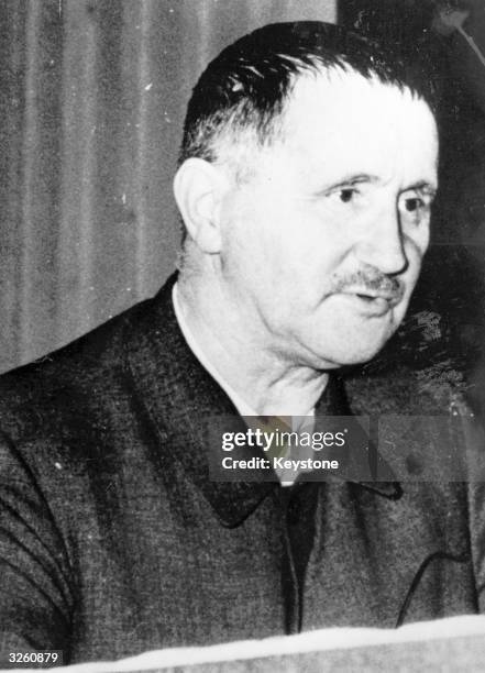 German playwright and poet Bertolt Brecht, .