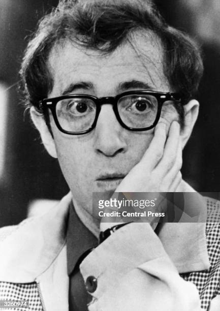 Film actor and director Woody Allen, born in Brooklyn. He won Academy Awards for writing and direction for his film 'Annie Hall' .