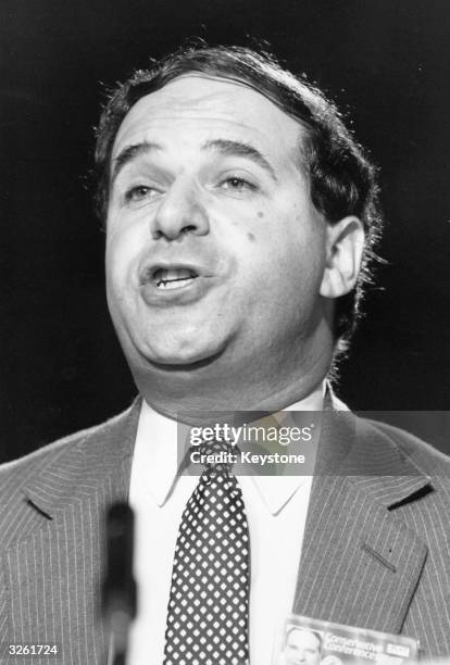 Conservative politician Leon Brittan at the party conference.