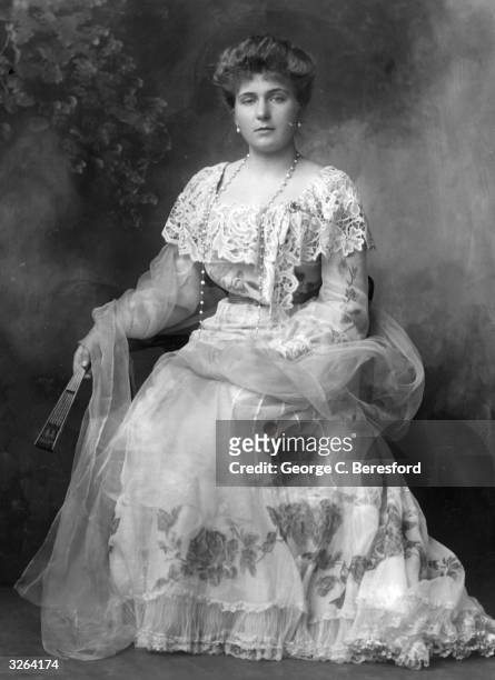 Princess Victoria Eugenie of Battenberg, , a grand-daughter of Queen Victoria, before her marriage to King Alfonso XIII of Spain.