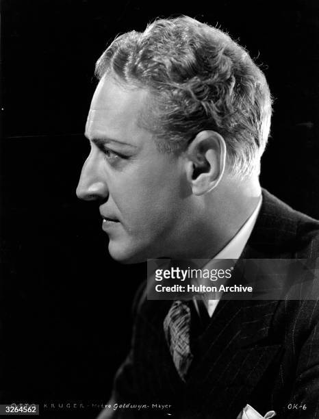 Otto Kruger , the Hollywood actor who was signed to MGM.
