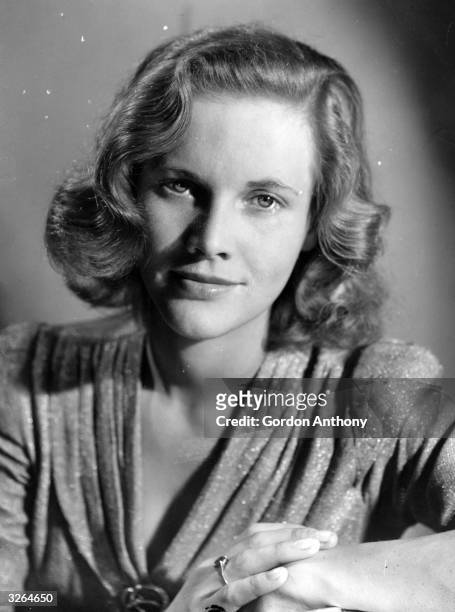 British actress Honor Blackman, who starred in the James Bond film 'Goldfinger'. She has appeared in numerous stage plays and has also taken parts in...