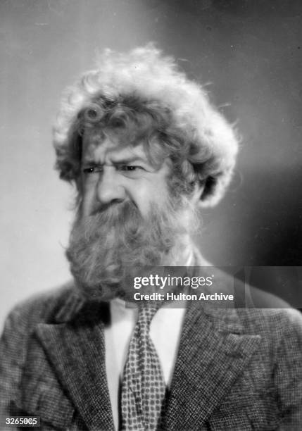French character actor Michel Simon , as he appeared in 'Boudu Sauve Des Eaux', directed by Jean Renoir.