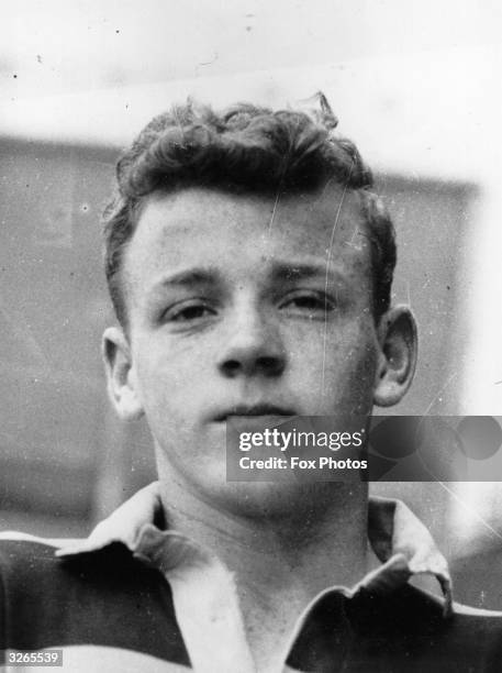 Seventeen year old Billy Bremner recently signed to Leeds United. Bremner went on to become a key midfielder in Don Revie's team and was voted player...