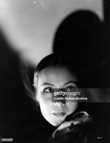 Dolores Del Rio , the Hollywood film actress and wife of MGM's art director Cedric Gibbons.