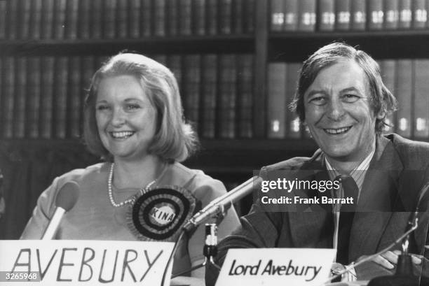 Lord Avebury, who as Eric Lubbock was Liberal MP for Orpington, and wife Kina Avebury, a Liberal Party candidate.