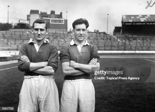 Roy Bentley and Sidney Tickridge of Chelsea Football Club.