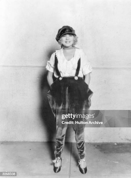 Renee Adoree formerly Jeanne De La Fonte, the French leading lady and former circus bareback rider who was contracted to MGM. She is wearing...