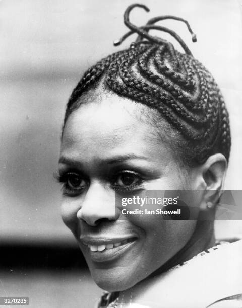 American actress Cicely Tyson at a reception in London.