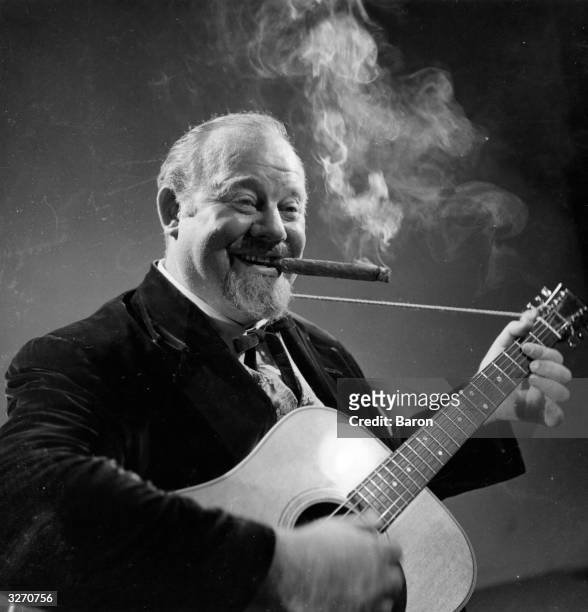 American folk singer Burl Ives , an ex wrestler and footballer, actor, anthologist of folk music and hobo, he has been called the 'greatest ballad...