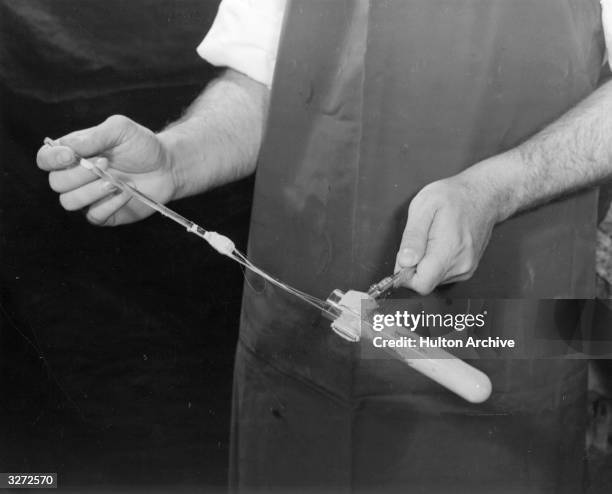 Nylon made in a test tube.