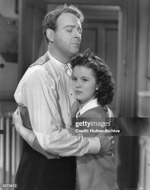 American child actress Shirley Temple stars with William Gargan in the film 'Miss Annie Rooney', the story of a poor Irish girl who loves a rich boy....