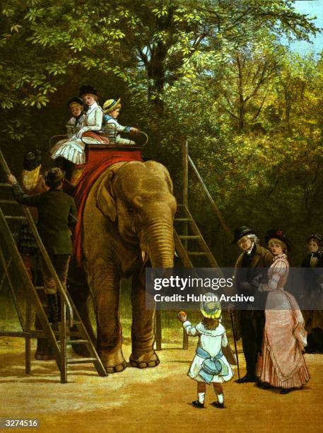 Children Riding Elephants Children Ride Elephant Photos and Premium High Res Pictures - Getty Images