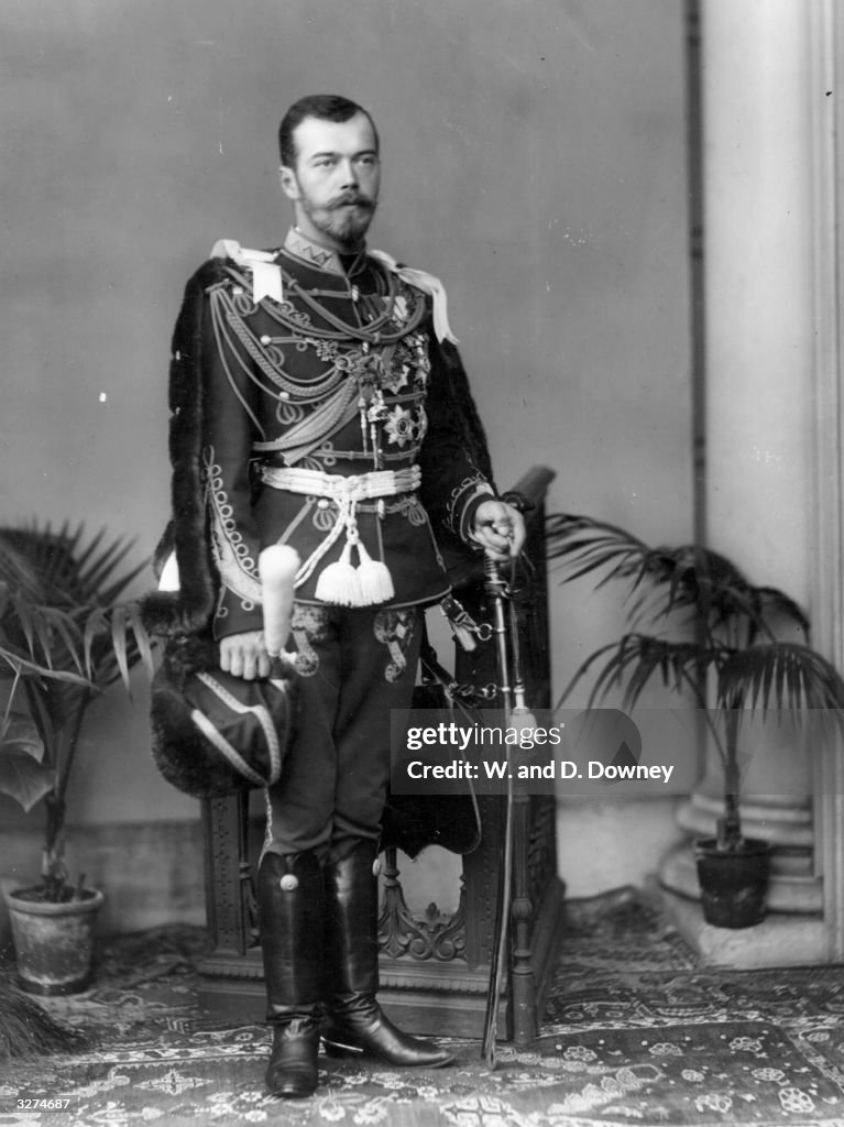 Tsar Nicholas II Of Russia Who Was Shot With His Entire Family By The tsar-nicholas-ii-of-russia-who-was-shot-with-his-entire-family-by-the