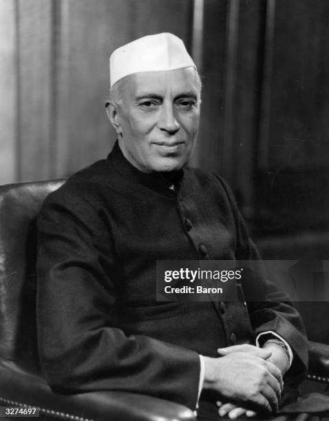 Pandit Jawaharlal Nehru the Prime Minister of India from 1947 after Independence.