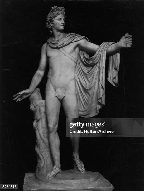 Apollo, the Greek god of music, archery, prophecy and the sun.