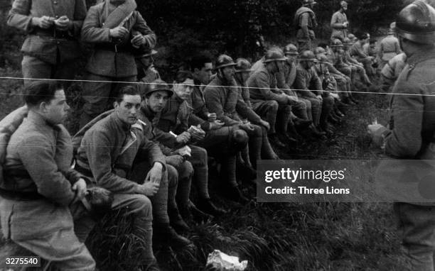 Soldiers in France at the outbreak of war.