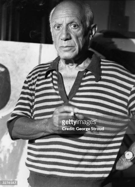 Pablo Picasso , Spanish painter and pioneer of Cubism.