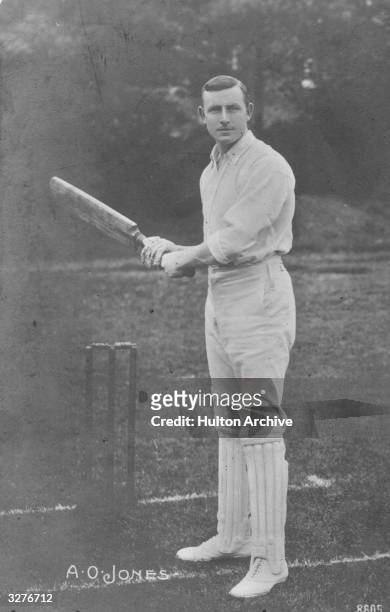 Cricketer A O Jones, Cambridge University and Nottinghamshire player.